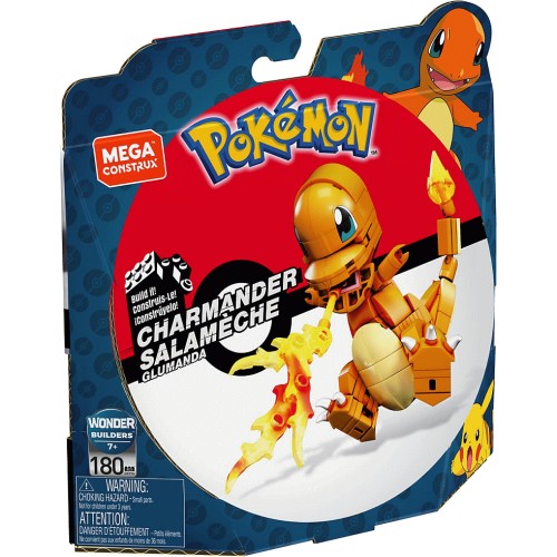 Pokemon Mega Construx - Charmander With Poke Ball Building Set, Color:  Orange - JCPenney