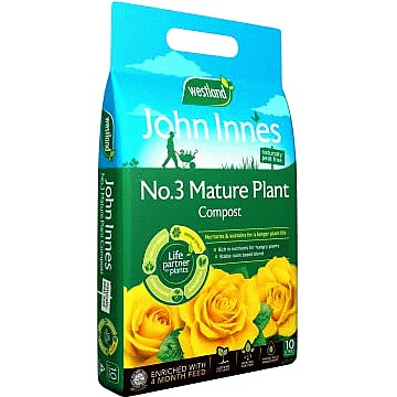 Westland John Innes Peat Free No 3 Mature Plant Compost (10 Litre