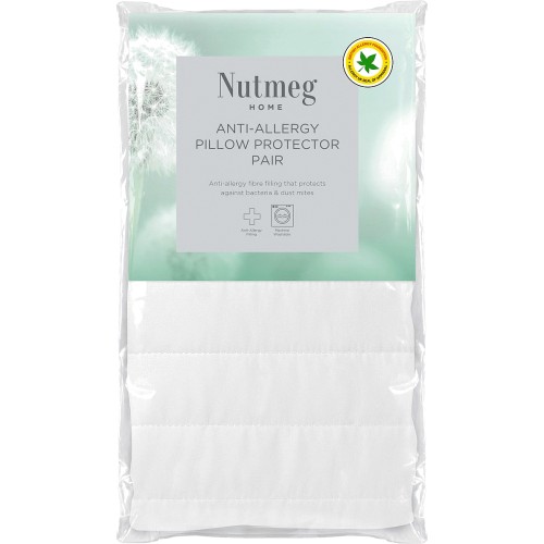 Nutmeg Home Anti Allergy Pillow Pair Protectors Compare Prices Where To Buy Trolley