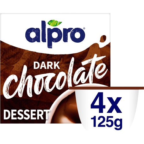 Alpro Dark Chocolate Dessert (4 x 125g)
