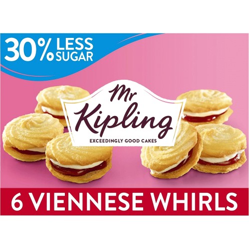 30% Less Sugar Viennese Whirls