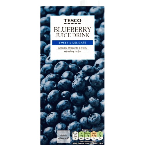 Tesco Blueberry Juice Drink