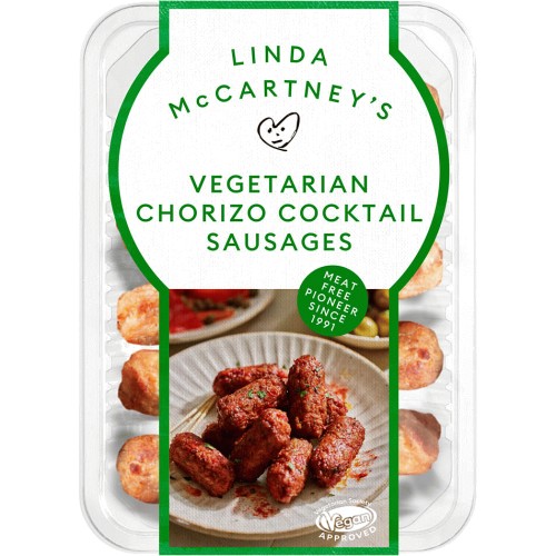 Linda McCartney's Vegetarian Chorizo Cocktail Sausages (155g) Compare