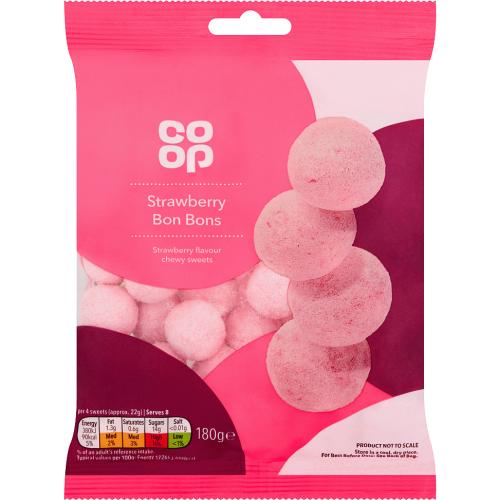 Coop Strawberry Bon Bons (180g) Compare Prices & Where To Buy