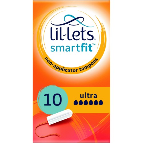 Smartfit 10 Non-Applicator Tampons Ultra