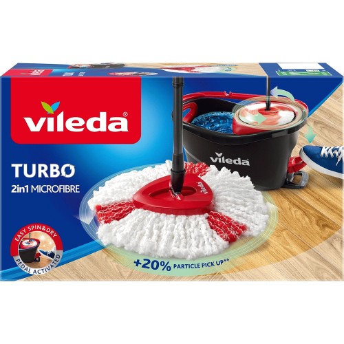 Vileda Turbo 2in1 Spin Mop and Bucket Set - Compare Prices & Where