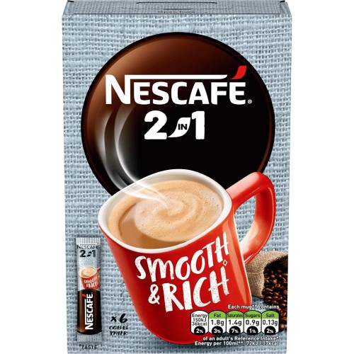 Nescafe Original 3 in 1 Instant Coffee Sticks 16 x 17g