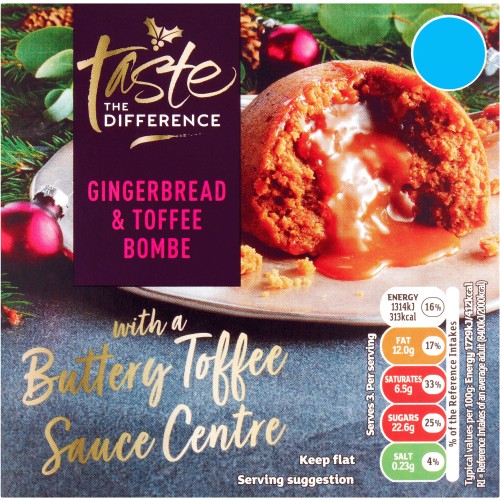 Sainsbury's Gingerbread & Toffee Bombe Taste the Difference (227g