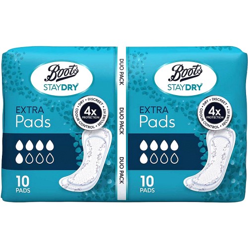 Boots Staydry Extra Plus Pads Duo Pack - Compare Prices & Where To
