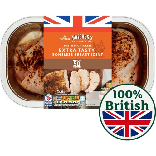 Morrisons Extra Tasty Boneless Chicken Breast Joint (450g) Compare