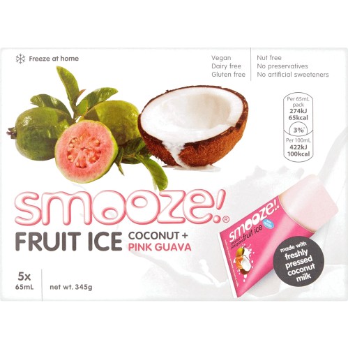 Pink Guava Fruit Ice Lollies