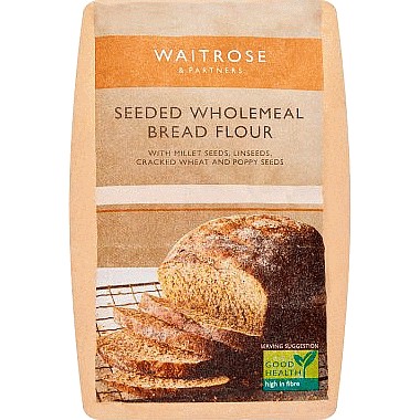 Waitrose Seeded Wholemeal Bread Flour