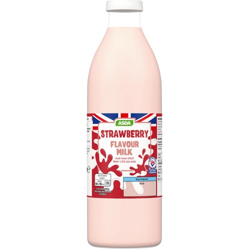 ASDA Strawberry Flavoured Milk (1 Litre) Compare Prices & Where To