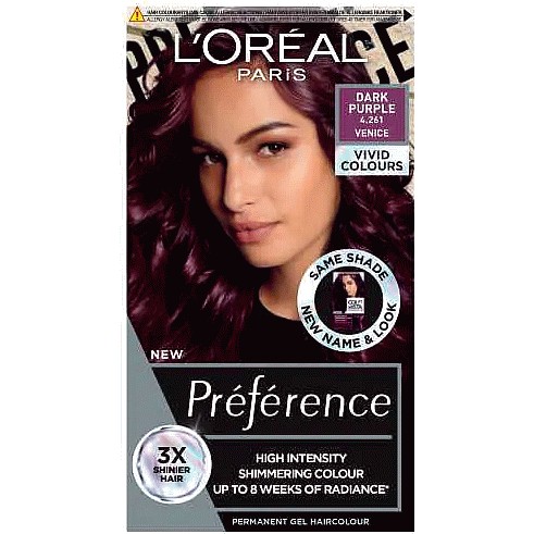 L'Oreal Paris Preference Vivids (Colorista) Hair Dye Rose Dark Purple   - Compare Prices & Where To Buy 