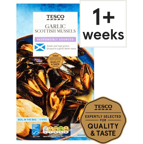 Tesco Garlic Scottish Mussels