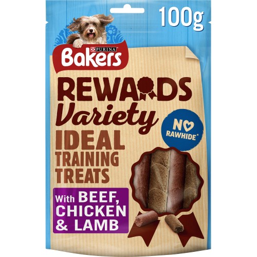 Bakers Rewards Dog Treats Mixed Variety (100g)