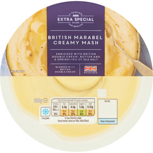 ASDA Extra Special British Marabel Creamy Mash (800g) Compare Prices