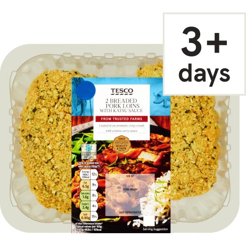 Tesco 2 Breaded Pork Loins With Katsu Sauce (320g) - Compare Prices ...