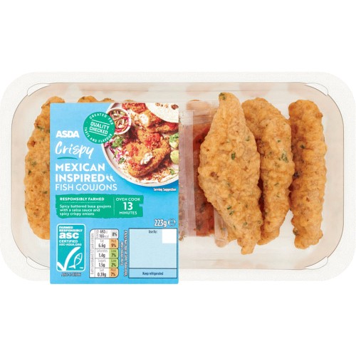 ASDA Crispy Mexican Inspired Fish Goujons (223g) Compare Prices