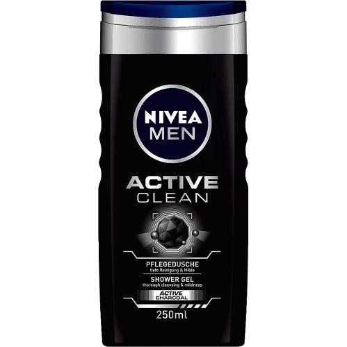 NIVEA MEN Shower Gel Active Clean with Charcoal