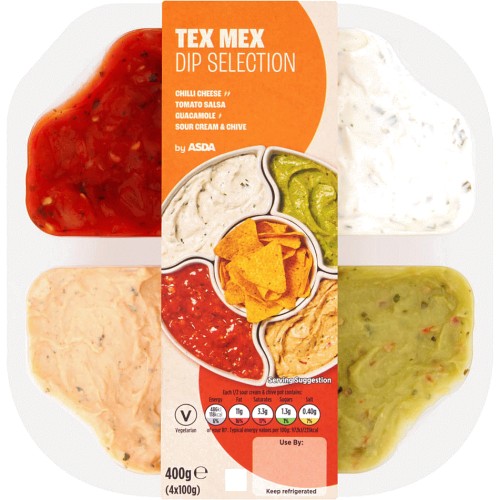 ASDA Tex Mex Dip Selection (400g) - Compare Prices &amp; Where To Buy ...