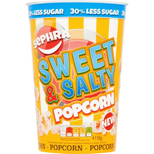 Sephra Sweet Salty Popcorn 55g Compare Prices Where To Buy 