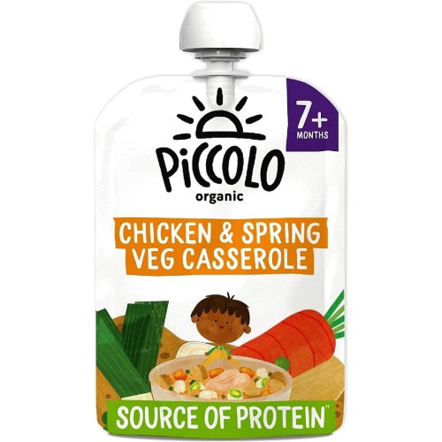 Organic Spring Vegetables & Chicken Casserole Pouch 7 mths+