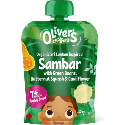 Oliver's Cupboard Organic Vegetable Sambar 7 mths+