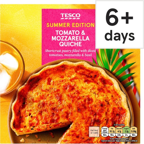 Tesco Tomato & Mozzarella Quiche (400g) - Compare Prices & Where To Buy