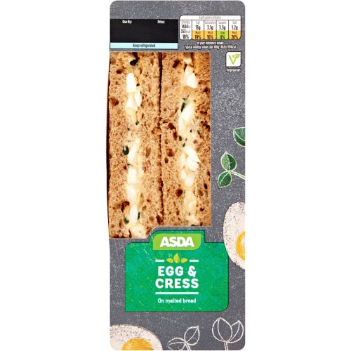 ASDA Egg & Cress Sandwich Compare Prices & Where To Buy Trolley.co.uk