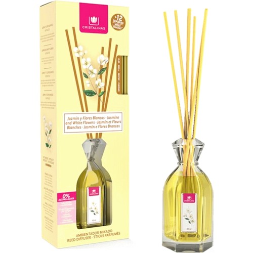 Cristalinas Reed Diffuser Jasmine and White Flower (90ml) Compare