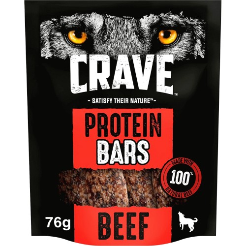 Crave Protein Bar with Beef Dog Treat (76g)