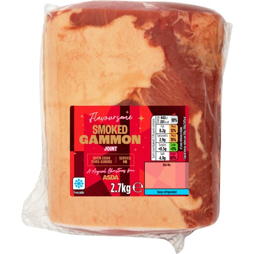 ASDA Butcher's Selection Smoked Gammon Joint (2.7kg) Compare Prices & Where To Buy Trolley.co.uk