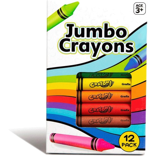 Grafix Jumbo Crayons (12) Compare Prices & Where To Buy Trolley.co.uk