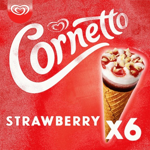 Strawberry Ice Cream Cones
