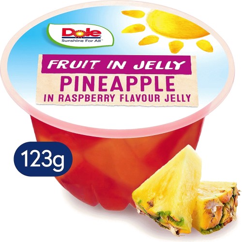 Dole Pineapple In Strawberry Jelly Fruit Snacks (123g) Compare Prices Trolley.co.uk
