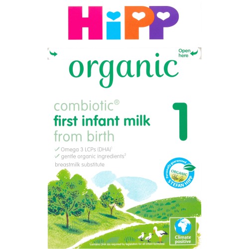 HiPP Organic 1 First Infant Baby Milk Powder from Birth