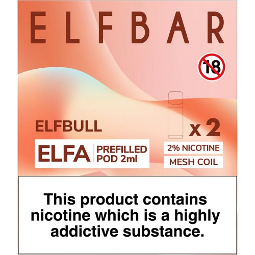 Elf Bar 2 Elfbull Elfa Prefilled Pod (2) Compare Prices & Where To