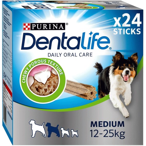 Dentalife Medium Dog Chews 24 Sticks (24 x 552g)