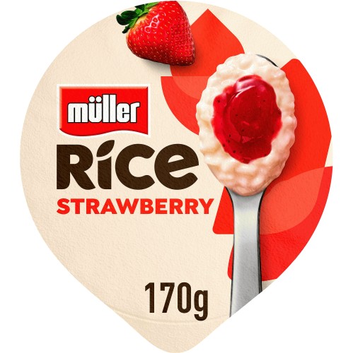 Rice Strawberry Low Fat Pudding Desserts