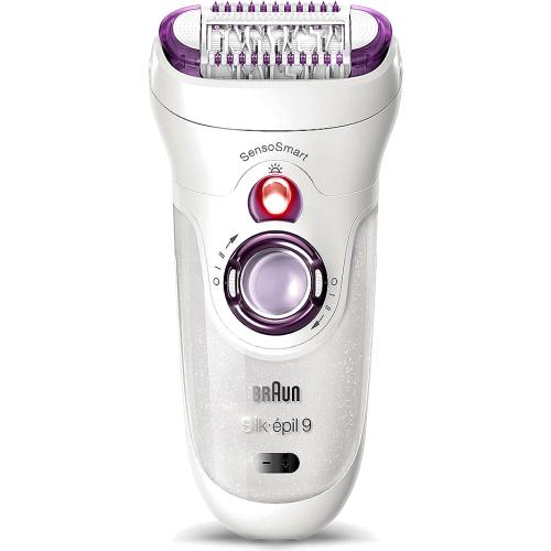 Braun Silk-epil 9 Epliator for Long Lasting Hair Removal White Purple 9-700  - Compare Prices & Where To Buy