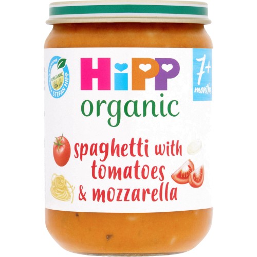 Spaghetti with tomatoes & mozzarella Baby Food Jar 7+ Months