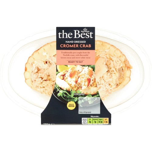 Morrisons The Best Dressed Cromer Crab (130g) - Compare Prices & Where