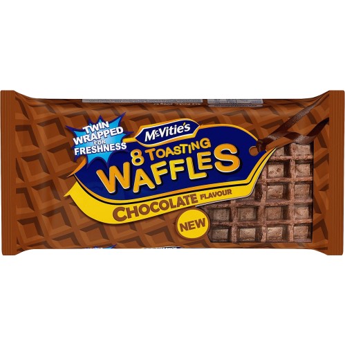Mcvitie S Chocolate Flavour Toasting Waffles X G Compare