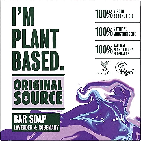 Original Source Plant Based Lavender & Rosemary Bar Soap (100g