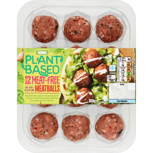 ASDA Plant Based 12 MeatFree Meatballs (276g) Compare Prices & Where