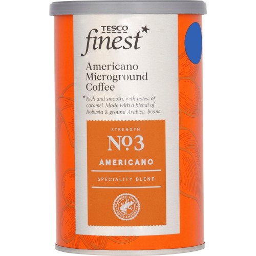 Tesco Finest Colombian Microground Coffee Decaff Americano (100g