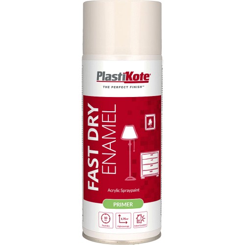 PlastiKote White Fast Dry Enamel Acrylic Primer Spray Paint Compare