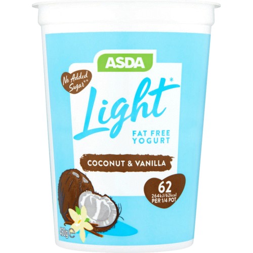 Light Fat Free Yogurt Coconut & Vanilla