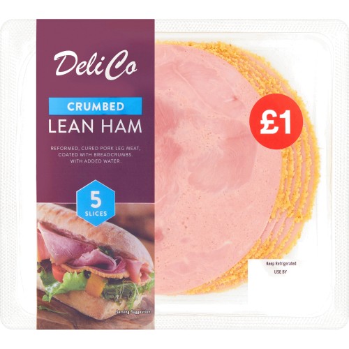 Deli Co Honey Cured Lean Ham 15 Slices (270g) Compare Prices & Where